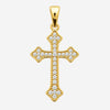 Pendentif Cruzi - Croix Gothique Plaqué Or
