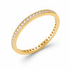 Bague Olivia - Alliance Américaine fine Plaqué or