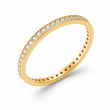 Bague Olivia - Alliance Américaine fine Plaqué or