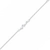Bracelet Riva - Argent Rhodié Oxydes de Zirconium Gouttes