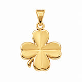 Pendentif Malika - Trèfle 4 Feuilles Plaqué Or