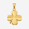 Pendentif Malika - Trèfle 4 Feuilles Plaqué Or