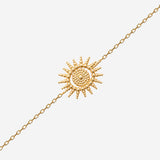 Bracelet Zélyne -Soleil Oeil Plaqué Or