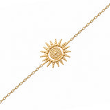 Bracelet Zélyne -Soleil Oeil Plaqué Or