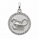 Pendentif Cassia - Médaille Signe Astrologique Argent