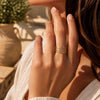 Bague Selima - Arabesque Large Plaqué Or
