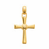 Pendentif Caitlyn - Grande Croix Plaqué Or 18 carats