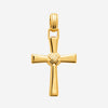 Pendentif Caitlyn - Grande Croix Plaqué Or 18 carats