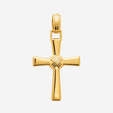Pendentif Caitlyn - Grande Croix Plaqué Or 18 carats