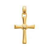 Pendentif Caitlyn - Grande Croix Plaqué Or 18 carats