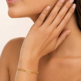 Bracelet Vaya - Maille Cheval Or Acier Inoxydable