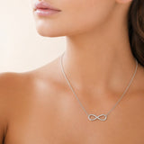Collier Eternity - Infini Acier Inoxydable Argent