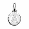 Pendentif Rond Initiale au choix Argent 925