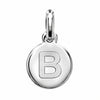 Pendentif Rond Initiale au choix Argent 925