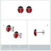 Boucles d'oreilles Doha - Coccinelle Argent