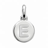 Pendentif Rond Initiale au choix Argent 925