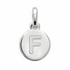 Pendentif Rond Initiale au choix Argent 925