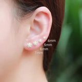 Clous d'Oreilles Rudy - Swarovski Plaqué Or