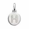 Pendentif Rond Initiale au choix Argent 925