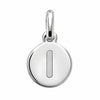 Pendentif Rond Initiale au choix Argent 925
