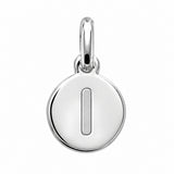 Pendentif Rond Initiale au choix Argent 925
