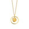 Collier Melya - Cercle et Rond Acier Inoxydable