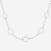Collier Floe - Fleurs Acier Inoxydable Argenté