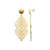 Boucle d'Oreille Souhi - Arabesque Acier Inoxydable