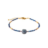 Bracelet Tila - Pierre Lolite Acier Inoxydable