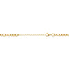 Collier Benga - Résine Marron Acier Inoxydable Cercles