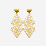 Boucle d'Oreille Souhi - Arabesque Acier Inoxydable