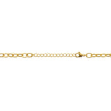 Collier Calice - Sautoir Acier Inoxydable Doré & Perle Turquoise