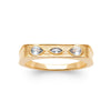 Bague Aliz - Signet Plaqué Or Pierres Gouttes