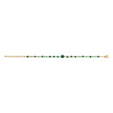 Bracelet Aïsha - Malachite Véritable Femme Acier