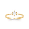 Bague Reny - Solitaire Fine Plaqué or