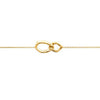 Bracelet Cazey - Cercles Entrelacés Acier Doré