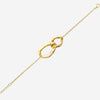 Bracelet Cazey - Cercles Entrelacés Acier Doré