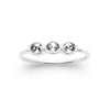Bague Ashley - Femme 3 Pierres Argent