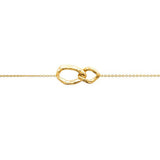 Bracelet Cazey - Cercles Entrelacés Acier Doré