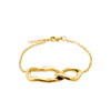 Bracelet Cazey - Cercles Entrelacés Acier Doré
