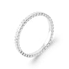 Bague Sole - Argent Texturé Triangulaire