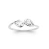 Bague Elyssia - 2 Poires Argent 925