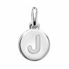 Pendentif Rond Initiale au choix Argent 925