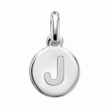 Pendentif Rond Initiale au choix Argent 925