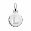 Pendentif Rond Initiale au choix Argent 925
