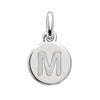 Pendentif Rond Initiale au choix Argent 925