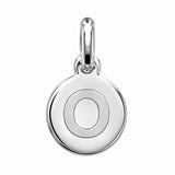 Pendentif Rond Initiale au choix Argent 925
