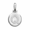 Pendentif Rond Initiale au choix Argent 925