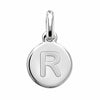 Pendentif Rond Initiale au choix Argent 925