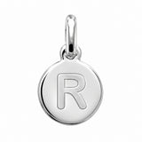 Pendentif Rond Initiale au choix Argent 925